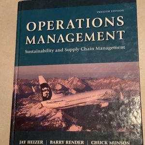 Operations Management textbook hardcover